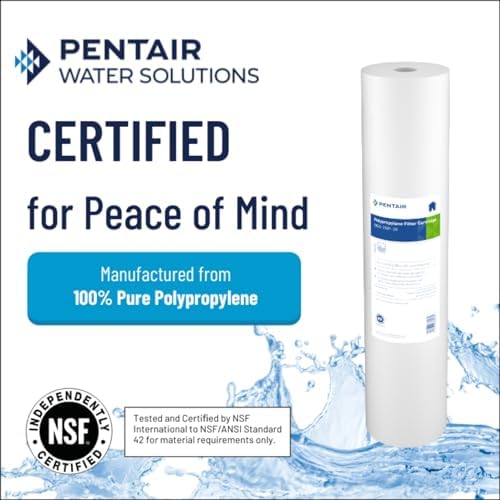 Pentair Pentek DGD-2501-20 Big Blue Sediment Water Filter, 20-Inch, Whole House Dual-Gradient Density Spun Polypropylene Cartridge, 20" x 4.5", 1 Micron, Pack of 2 - Image 3