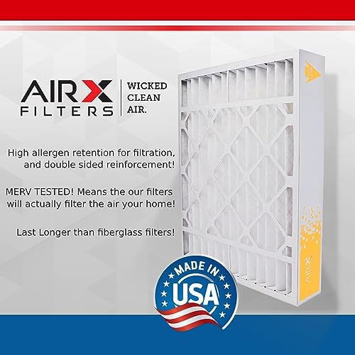 AIRX FILTERS WICKED CLEAN AIR. 16x25x5 Air Filter MERV 8 Compatible with Field Controls # 46585900 Furnace Filter 2 Pack - Image 3