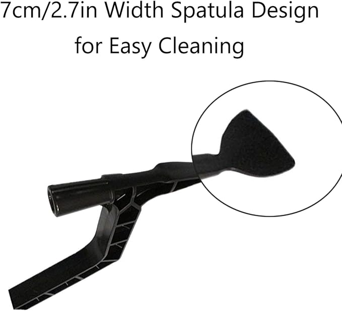 SEIWEI Gutter Cleaning Tool with Threaded Design, Gutter Cleaning Spoon and Scoop with Hook to Clean Leaves and Debris Under Gutter Hangers, Multi-Use Tool