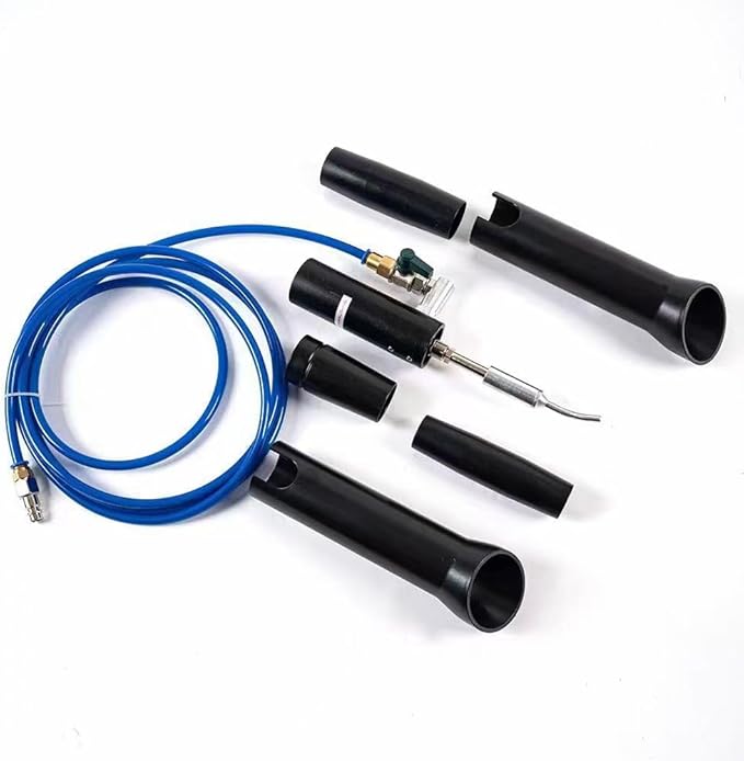 Pneumatic Air Blow-dust Gun Car Wash Interior Cleaning Gun for Blaster Vacuum Cleaner Vacuum Gun Car Detailing(Aluminiun Rotate Tube)