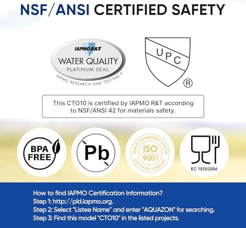 PUREPLUS RV Water Filter System, Dual Stage, NSF/ANSI 42 Certified - Image 4