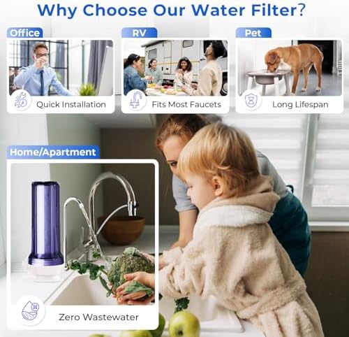 iSpring CKC1C-PF PFAS/PFOA/PFOS Removal Water Filter for Faucet, 10000 Gal - Image 6