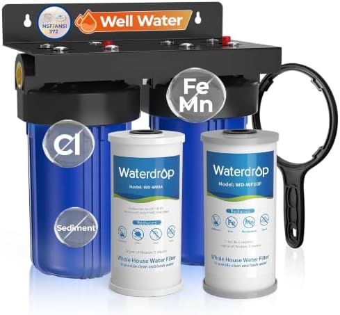 Waterdrop WHF21-FG 2-Stage Whole House Water Filter System, NSF/ANSI 372 by Waterdrop