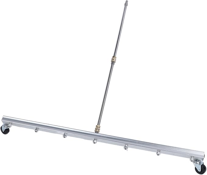39.37inch Pressure Washer Cleaner, Power Pressure Washer Attachment, Stainless Steel Water Broom with 1/4inch Quick Connector, Surface Cleaner for Household and Business Use (for Floor)