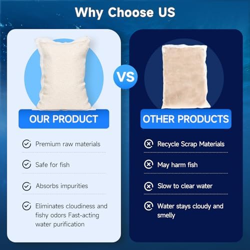 Aquarium Filter Resin Media, 900g with Mesh Bag for Clearer Water - Image 5