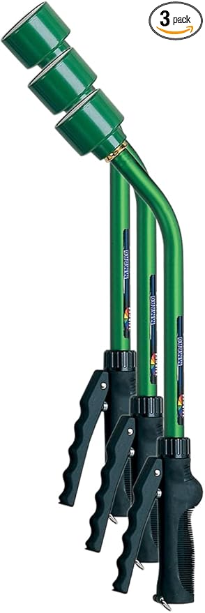 Dramm 12864 Touch-N-Flow Rain Wand 16-Inch Length, Green (Pack of 3)