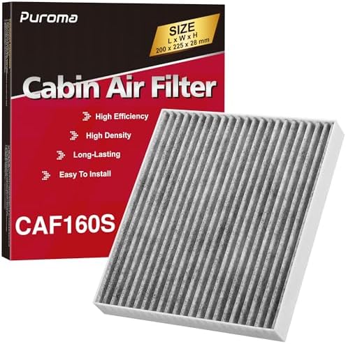 Puroma Cabin Air Filter Activated Carbon for CF12160 CAF1948P Hyundai KIA by Puroma