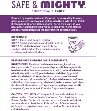 Melaleuca - Safe & Mighty Toilet Bowl Cleaner - 18 FL Oz