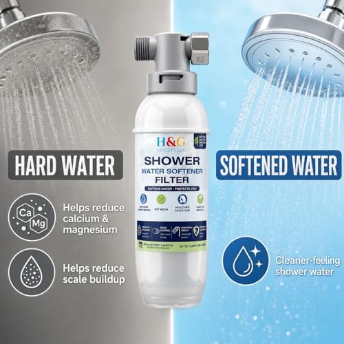 H&G Lifestyles Shower Water Softener for Hard Water, Up to 2000 Gallons - Image 4