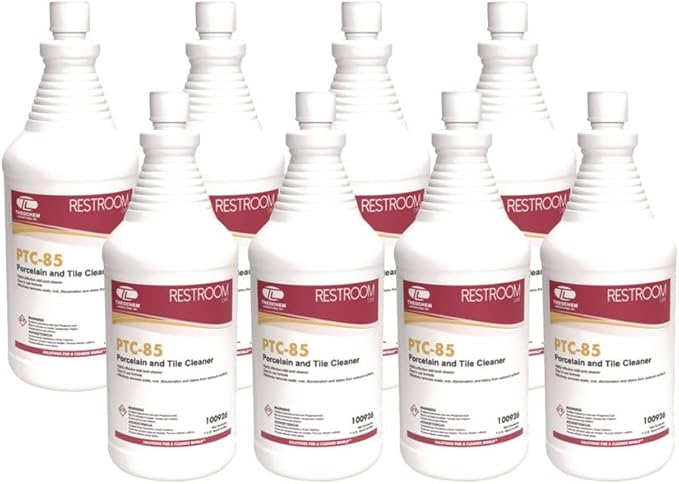 PTC-85 Porcelain and Tile Cleaner, Pleasant Scent, 32 oz Bottle, 12/Carton (926)