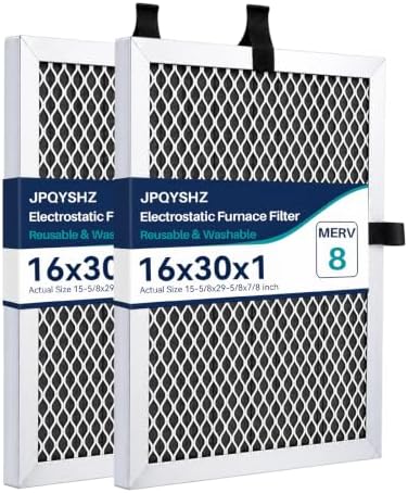 16x30x1 Washable & Reusable Electrostatic Air Filter MERV 8 Furnace Filter by Unknown
