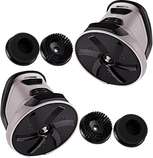 ZONETECH Electric Ice Scraper for Car Windshield, Electric Snow Scraper for Window, Ice Removal Tools Rechargeable with USB Cable, Cleaning Brush (3 in 1 Electric Ice Scraper Upgraded, 2 Pack)