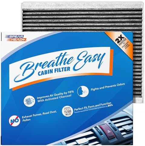 Spearhead Odor Defense Breathe Easy AC & Heater Cabin Air Filter (BE-728) by SPEARHEAD
