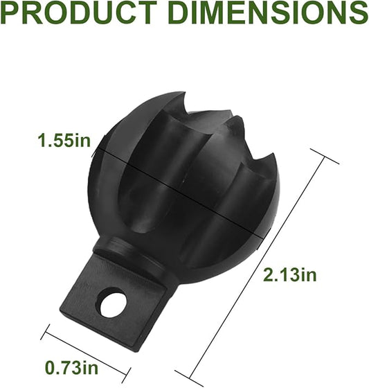 Drain Cleaner Cutter Heads 2CG 2" Clog Chopper Multi Function Cuttin Tool, Black
