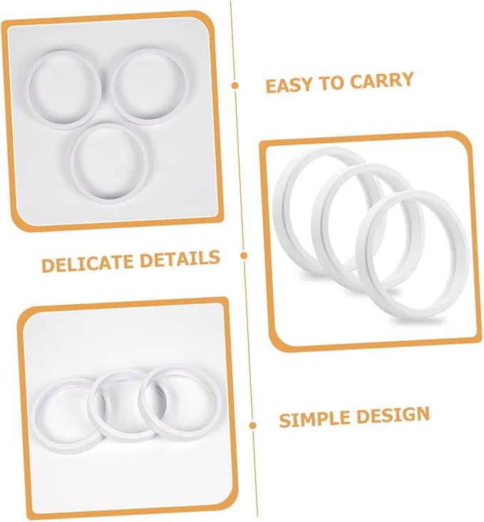 balacoo 3pcs Pool Tire Replacement Accessories for and Wear-Resistant Swimming Pool Cleaning Machine Parts Compatible