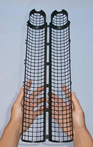 20 Gutter Cups Gutter Guards - 30 Feet Long - Best Gutter Cover Protection – Easy DIY Installation, no Tools Required – Stop Leaves and Pine Needles from Clogging Gutters