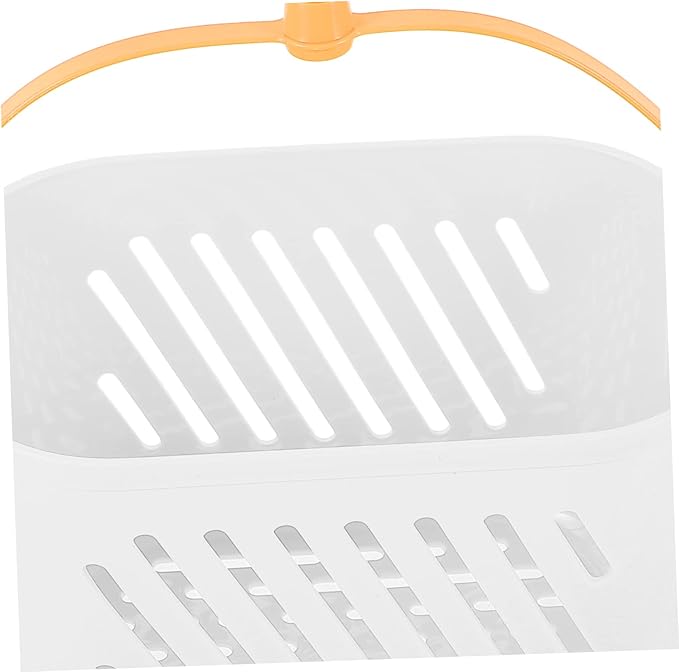 Cabilock 2pcs Hanging Shower Basket for Bathroom Storage Portable Organizer Hook for Toiletries Cleaning Supplies and Small Items Versatile Use Bathroom Kitchen Dorm Room
