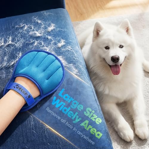 Pet Hair Removal Glove Cat & Dog, Electrostatic Reusable Hair Remover Tool | Upgraded washable 5-Finger pet hair remover works for laundry, couch, carpet & car seat, removes dog and cat fur easily - Image 2