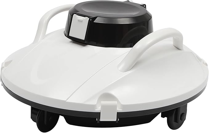 Cordless Robotic Pool Cleaner 30W Robotic Pool Cleaner with Three Lights Cordless Robotic Pool Cleaner Lasts 110 Min for Homes, Villas, Swimming Pools
