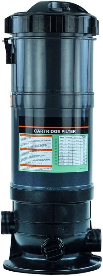 Rx Clear Radiant Cartridge Pool Filter for Above Ground Swimming Pools | PRC90 | Pools up to 15,000 Gallons | Energy Efficient | Corrosion Proof | Filter Cartridge Included