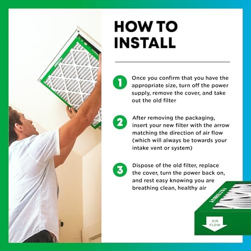 Filterbuy 15x25x1 Air Filter MERV 8 Dust & Allergy Defense (3-Pack) - Image 5