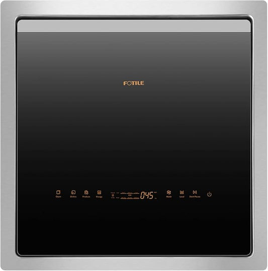 FOTILE 2-in-1 Top Load Dishwasher, 21" Compact Design with HydroJet Technology, Energy Efficient 15-Min Fast Wash with Produce Wash, Stainless Steel Tub, Odor-Free Storage, and Child Lock