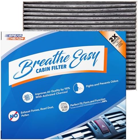 Spearhead Odor Defense Breathe Easy AC & Heater Cabin Air Filter (BE-002) by SPEARHEAD