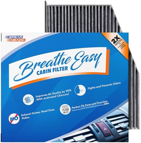 Spearhead Odor Defense Breathe Easy AC & Heater Cabin Air Filter (BE-373) by SPEARHEAD