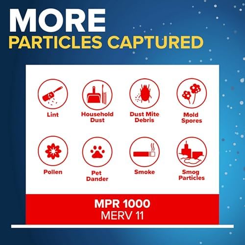 Filtrete 16x25x2 Air Filter, MERV 11, MPR 1000, 4 HVAC Filters - Image 5