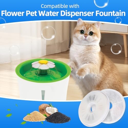6+2 Pack Cat Fountain Filters Compatible with Catit 3L Fountain - Image 6