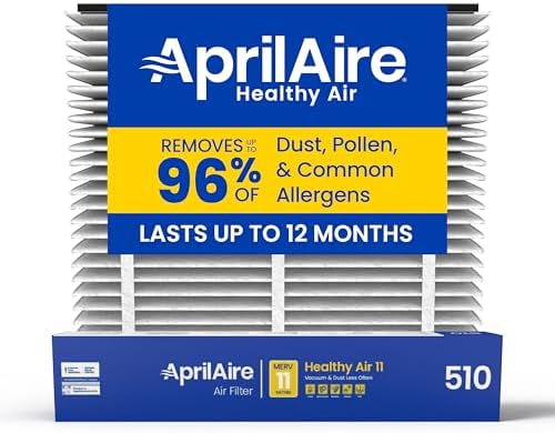 AprilAire 510 Replacement Filter for AprilAire Whole House Air Purifiers - MERV 11, Clean Air & Dust, 31x28x4 Air Filter (Pack of 1) by AprilAire
