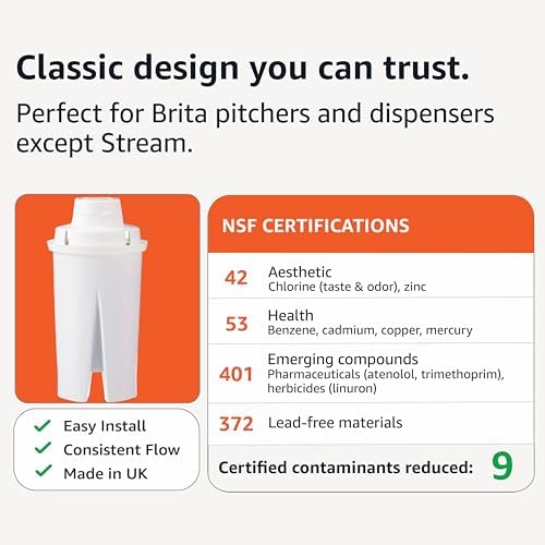 Amazon Basics Enhanced Water Filters for Pitcher, Brita Compatible, 3 Count (Pack of 10) - Image 5