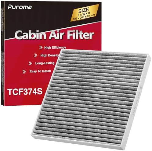 Puroma Cabin Air Filter Activated Carbon for CP374 CF10374 Tacoma Dart Vibe by Puroma