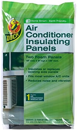 Duck Brand Air Conditioner Foam Insulating Panels, 18-Inch x 9-Inch x 7/8-Inch Each, 1286294 by DuckBrand
