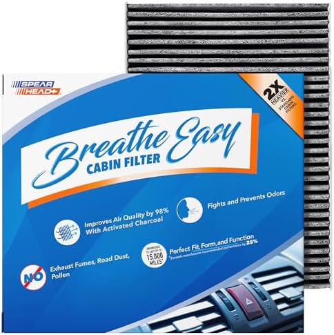 Spearhead Odor Defense Breathe Easy AC & Heater Cabin Air Filter (BE-854) by SPEARHEAD