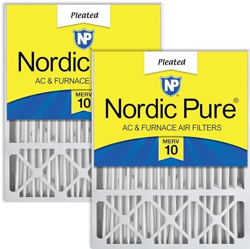 Nordic Pure 20x25x5 Honeywell/Lennox Replacement MERV 10 Air Filters 2 Pack by NordicPure