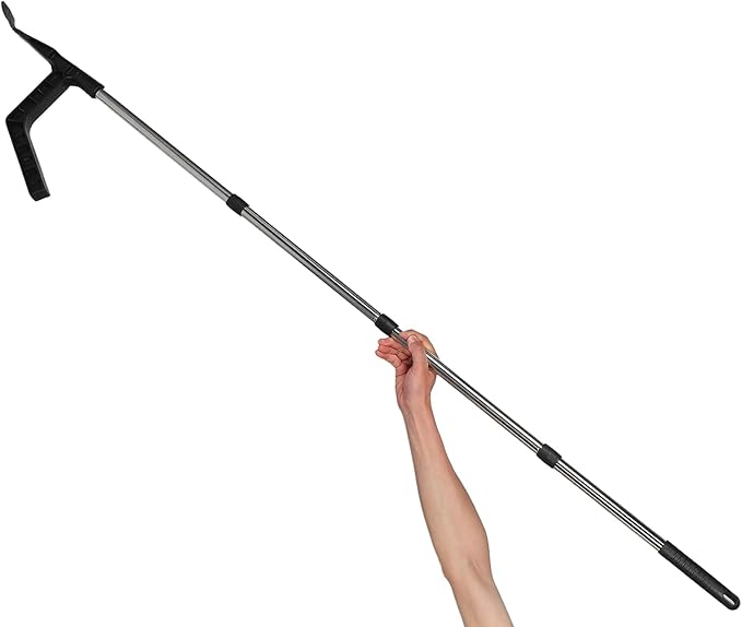 1 Set Gutter Cleaning Tools With Poles Roof Gutter Cleaner Scoop For Leaves And Debris Residential And Commercial Use Easy To Maintain Drainage Flow