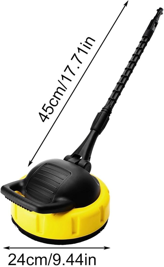 Pressure Washer Surfaces Cleaner - Patio Cleaner Powerful Sidewalk Scrubber | Outdoor Scrubber Multipurpose Pressure Washer Attachments for Driveways Sidewalks Yards