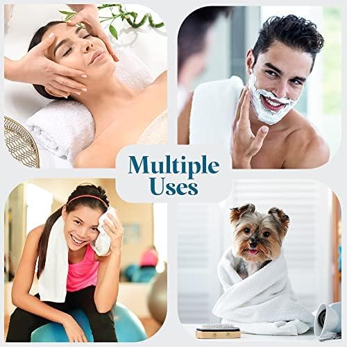 JMR White Bath Towels Bulk Pack of 36 (24x48) - 100% Cotton Lightweight & Quick-Dry Cotton Towels for Hotel, Rental Properties, Gym & Commercial Use