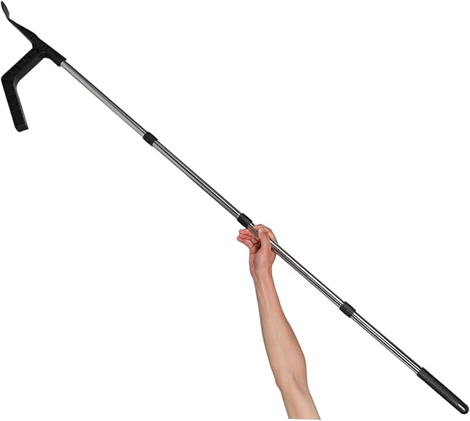 POPETPOP 1 Set Gutter Cleaning Tools with Extended Poles Leaf Scooping Shovel for Efficient Debris Collection Weather Resistant Design for Safe Cleaning