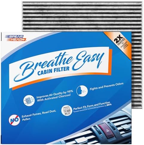 Spearhead Odor Defense Breathe Easy AC & Heater Cabin Air Filter (BE-159) by SPEARHEAD