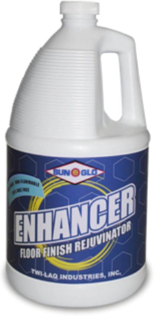 SunGlo Enhancer - Rejuvenate Floor Finish, Spray Buff for Floors Cleaning Supplies, Hardwood Floor Polish (4x1 Gallon Case)