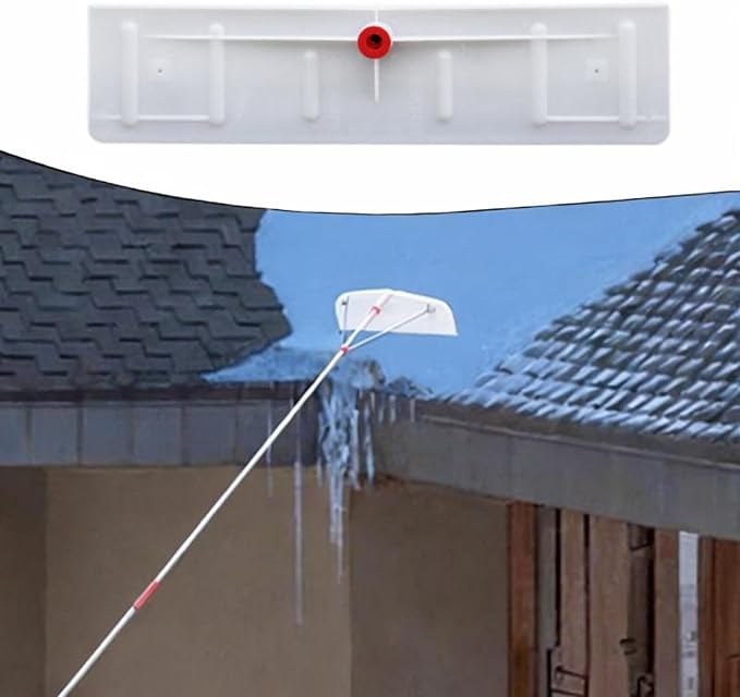 Generic Winter Snow Removal Equipment Telescopic Lightweight Cleaning Tools Portable Snow Rakes, Type C