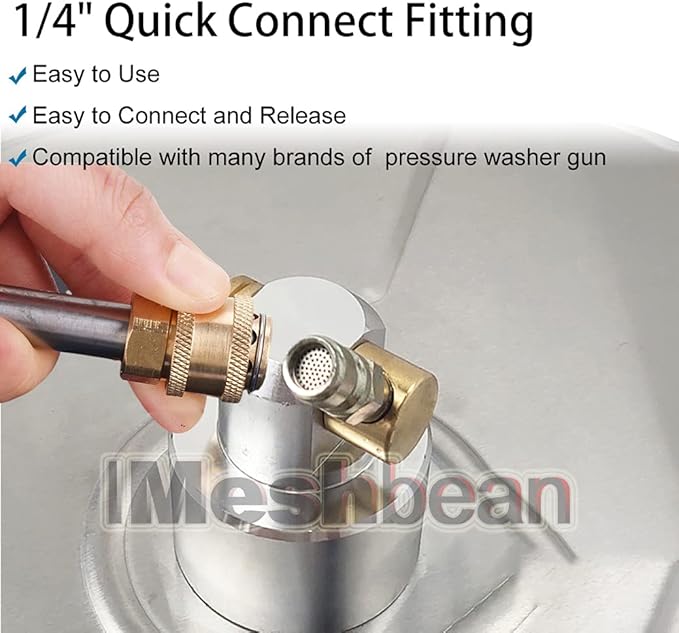 Pressure Washer Surface Cleaner Concrete Driveway Pressure Washer Attachments for Gas & Electric Pressure Washer + Power Washer Extension Wands & Nozzles (15inch Stainless Steel+Wheels-4000PSI)