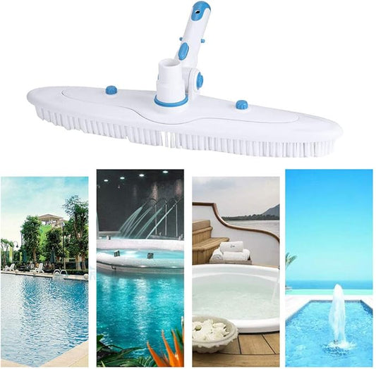 Swimming Pool Brush Pool Suction Brush Swimming Pool Cleaner Cleaning Tool for Swimming Pools Hot Spring Baths Plastic 46 x 23 x 12 cm 535g