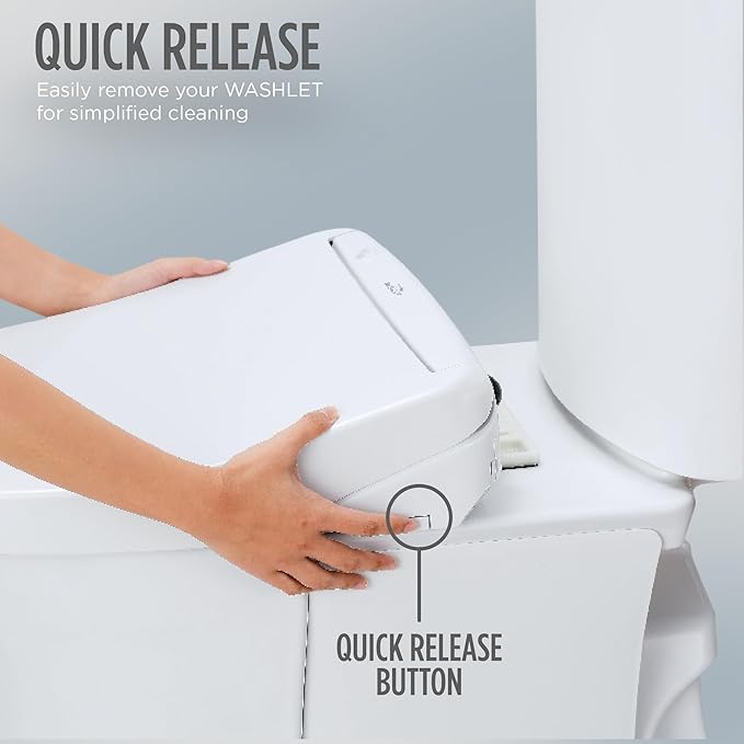 TOTO® WASHLET®+ S7A Electronic Bidet Toilet Seat, EWATER+® Bowl and Wand Cleaning, Auto Open and Close Classic Lid, Elongated, Cotton White - SW4734AT40#01