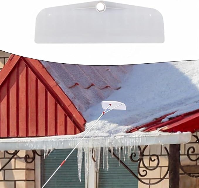 Roof Snow Shovels Portable Telescopic Snow Sweeper Snow Cleaning Tool Snow Removal Tool Snow Rakes for Farm Greenhouse Garden, Type A
