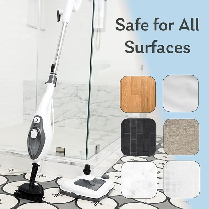 Steam & Go 10-in-1 Multi-Surface Steam Mop - Deep Clean with Heat
