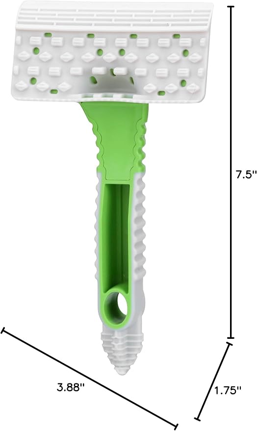 FurDozer Pet Hair Remover & Auto Detailing Tools - Cat & Dog Hair Remover for Carpets, Car Interiors, Couches, Bedding, & Pet Furniture (Green, X6) - Image 11