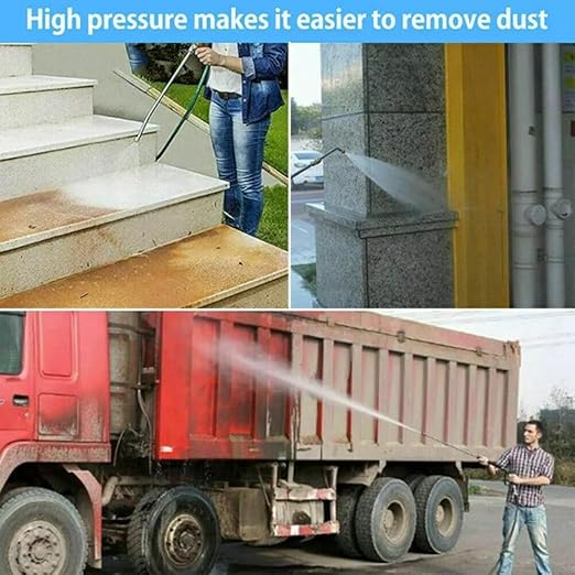 Gutter Cleaning Tool Spray Wand 5 Nozzles, 4000PSI Lance Extension Roofs Gutters
